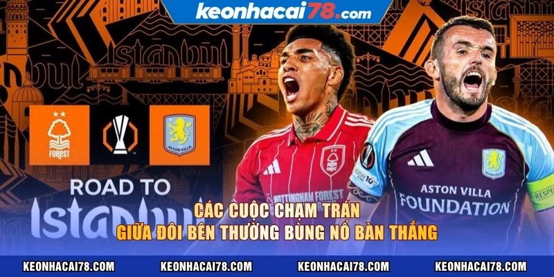 Các cuộc chạm trán giữa đôi bên thường bùng nổ bàn thắng